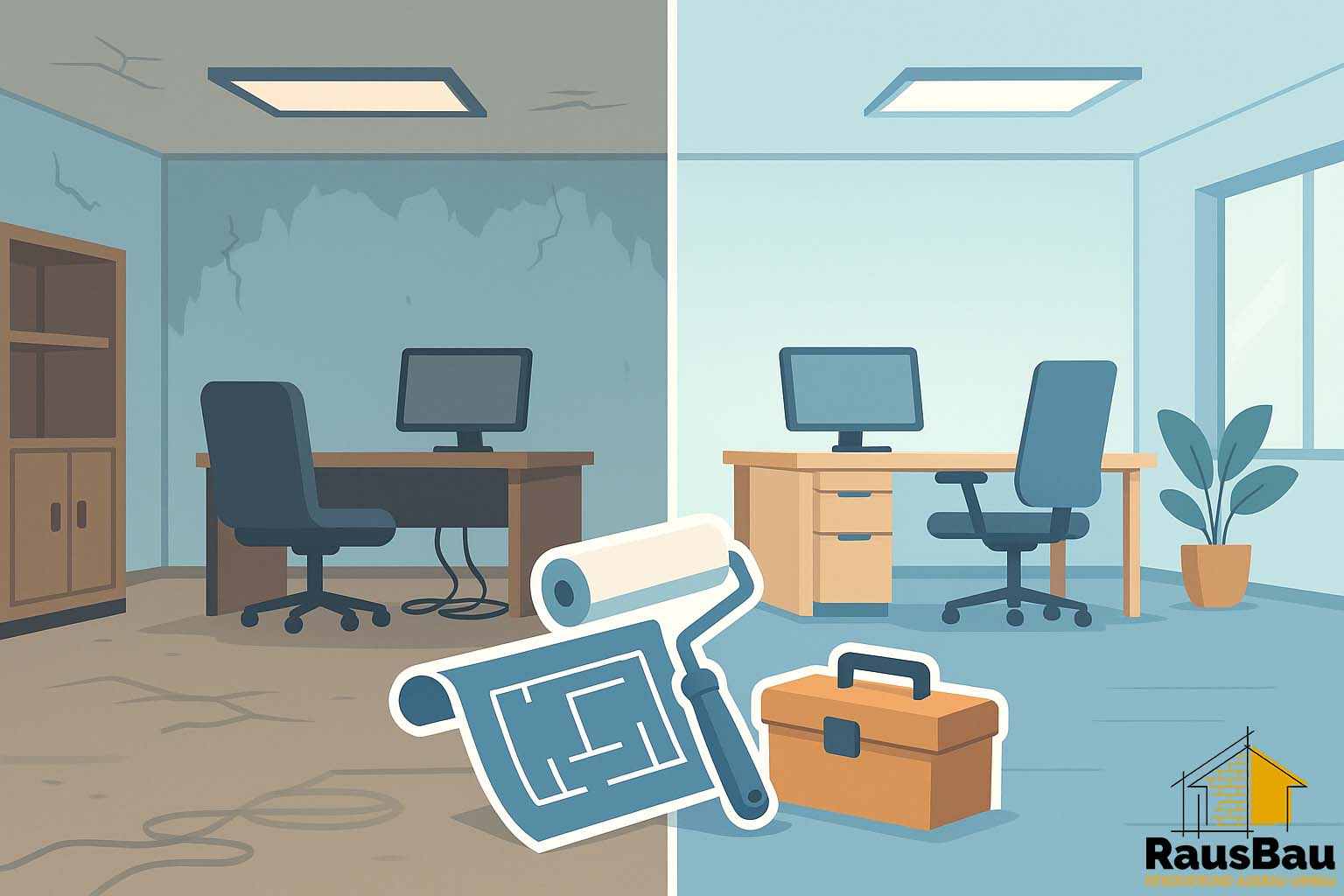 Renovierung von Büro- und Praxisräumen